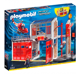 Playmobil: Quartel de Bombeiros 181 Peças | Idades 4+ | Item 9462