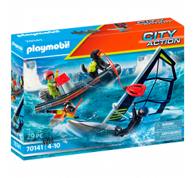 Playmobil: Resgate Marítimo: Resgate Polar com Bote 29 Peças | Idades 4+ | Item 70141