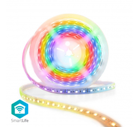 Fita LED Nedis Endereçável RGB Full Colour WIFILS51CRGB 5 metros