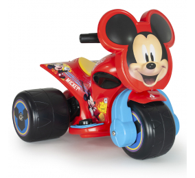 Triciclo Elétrico Infantil Injusa Mickey Mouse Samurai Trimoto 6V