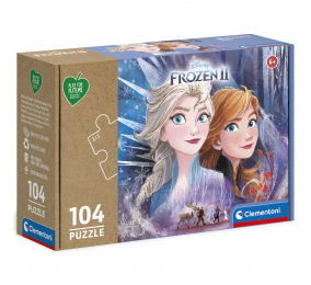 Puzzle Clementoni Frozen 2 - Play For Future - 104 Peças