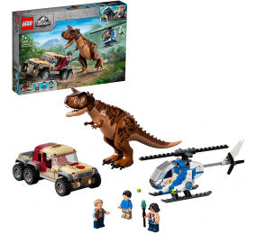 LEGO Jurassic World: Perseguição do Dinossauro Carnotaurus | Idades 7+ | 240 Peças | Item 76941