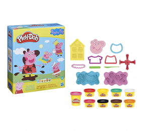 Plasticina Play-Doh Playset Peppa Pig Cria & Desenha