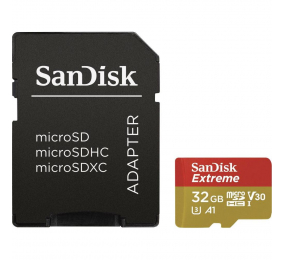 Cartão Memória SanDisk Extreme UHS-I V30 microSDHC 32GB