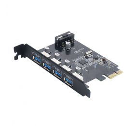 Placa de Expansão Orico PVU3-4P-V1 4-Port USB3.0 PCI-E Preta