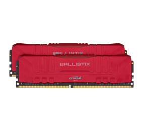 Memória RAM Crucial Ballistix Gaming 16GB (2x8GB) DDR4-3200MHz CL16 Vermelha