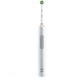 Escova de Dentes Elétrica Oral-B Pro 3 3000 Cross Action Branca 