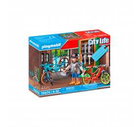 Playmobil: Set de Oferta Oficina de E-Bicicletas 45 Peças | Idades 4+ | Item 70674