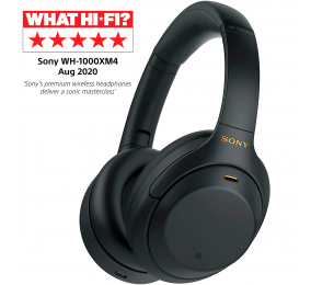 Headphones Sony WH-1000XM4 Bluetooth ANC NFC Pretos